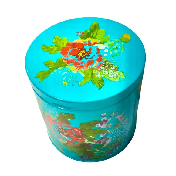 The Pioneer Woman Country Garden Tin Floral Canister - Picture 2 of 5